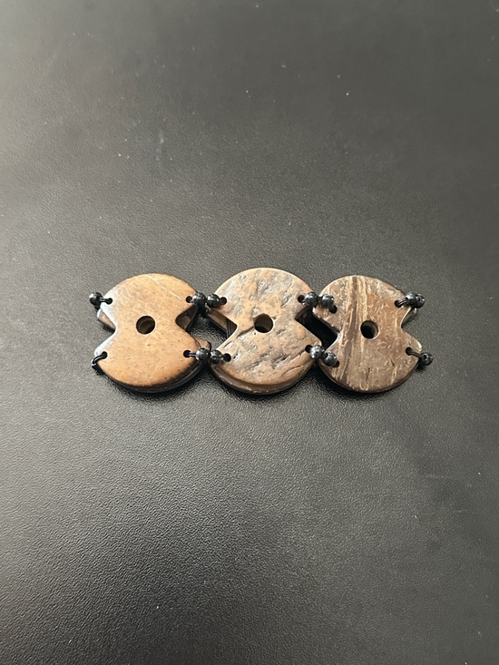 Jewelry - Natural Brown Wood Disc Bracelet